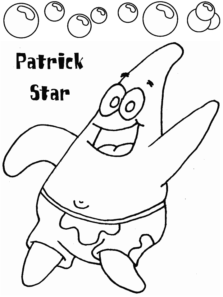 Plansa de colorat cu Spongebob 58 73